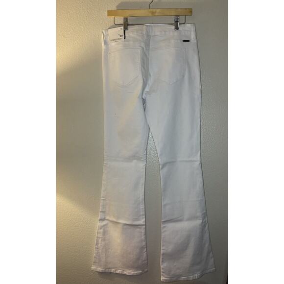 Women’s White Kancan Flare Wide Leg Pants Jeans Size 13/30 New With Tags - Picture 6 of 6